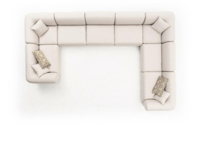 Sofa U-Form Wohnzimmer Luxus Wohnlandschaft Design Polster Ecksofa Möbel